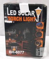 TryLight BH-6077 LED Solar Torch Light with 72 LEDs and Flame Effect