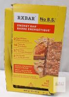 RXBAR Honey Cinnamon Peanut Butter Energy Bars, 12-Pack, 10g Protein per Bar