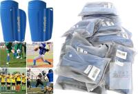 22 New Pairs Size LG Youth (13yrs+) Unisex Shin Guards With Sleeves