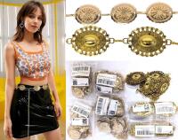 8 New 105cm-115cm Airniese Chain Belts, Western Waist Chains, 2 Styles