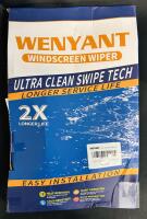 WENYANT Windscreen Wiper Blades 26"/18" Pack of 2, Quiet Operation, Universal Fit,