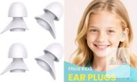 New 2-Pack GREY Size XS (Kid Size) FITCIZ Reusable Silicone Noise Reducing Ear Plugs for Concerts, Music Venues, Carnivals, Airplanes, Loud Environments, Hearing Protection, Sleep & Study