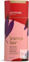 New ATTITUDE Natural Deodorant, Made in Canada, Aluminum-free, Odor Control & Long Lasting, Nourishing Ingredients, Castor and Jojoba Oils, Baking Soda-free, EWG Verified, For Men and Women, Sandalwood, 85 g