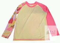 New Size 9Y Kids' Angel Citizen Long-Sleeve Rash Guard, Upf50+ UV Protection Swim Top