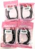 4 New 2-Packs 3.5mm to RCA Y Splitter Stereo Audio Cable 3.5mm Female to 2 RCA Female Audio Cable 1/8 Headphone Plug to 2 RCA Connector Stereo Cable for Mobile Phone MP3 Tablet Speaker (8 Cables Total) - 2