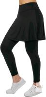 New Size 4XL Women's Xioker Athletic Golf / Tennis Skirt With Attached Short Capri-Style Leggings / Summer Skort
