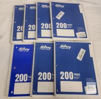 7 New Hilroy 1-Subject 200-Page Work Books