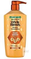 New - Garnier Whole Blends Honey Treasures Repairing Shampoo for Damaged and Dry Hair, Repairs Split Ends and Breakage, more Moisture, Paraben-Free, 1180ml