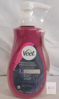 New - Veet Professional Hair Removal Cream for Legs, Arms, Underarms, Bikini, All Skin Types, Hair Remover with Shea Butter, Works in 2 Minutes Even on Tougher Hair, 400 ml bottle