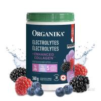 [exp 2027] New ORGANIKA Electrolytes + Enhanced Collagen Wild Berry, 360g 30 Servings