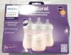 Philips Avent Natural Response Baby Bottles, 9 fl. oz. (260 ml), 3-Pack, Medium Flow, BPA-Free