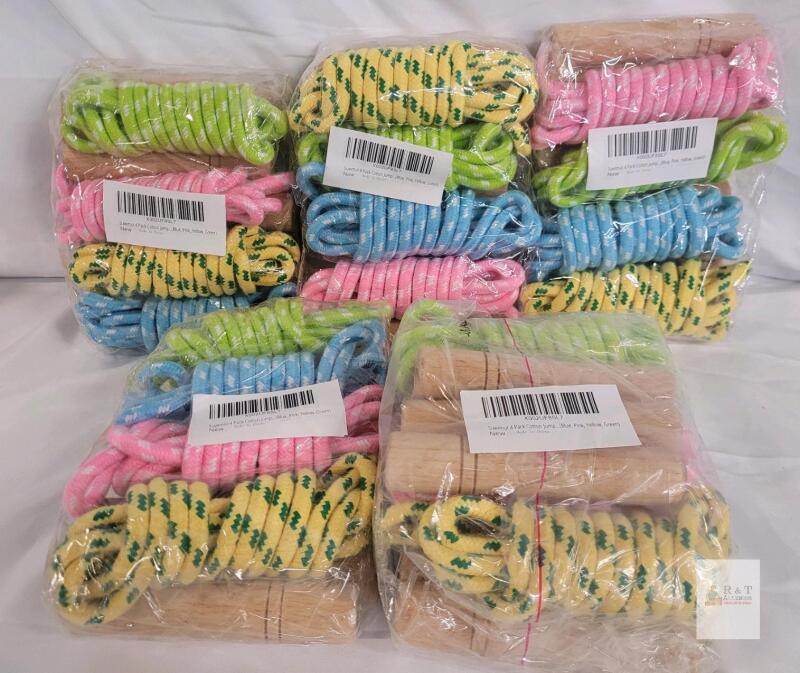 5 New 4-Packs Suwimut Cotton Jump Rope