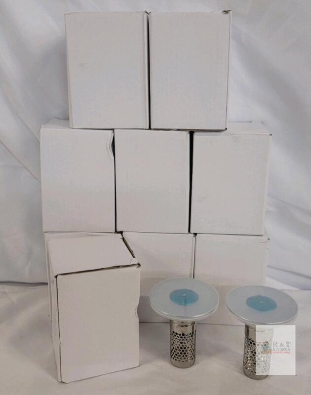 18 New Bathroom Sink Drain Strainer, Bathroom Sink Strainer Hair Catcher Solid Structure for Bathtub . 9 Boxes , 2 Per Box