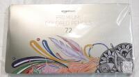 Amazon Basics Premium Colored Pencils, 72-Count Set, Pre-Sharpened, Tin Storage Case