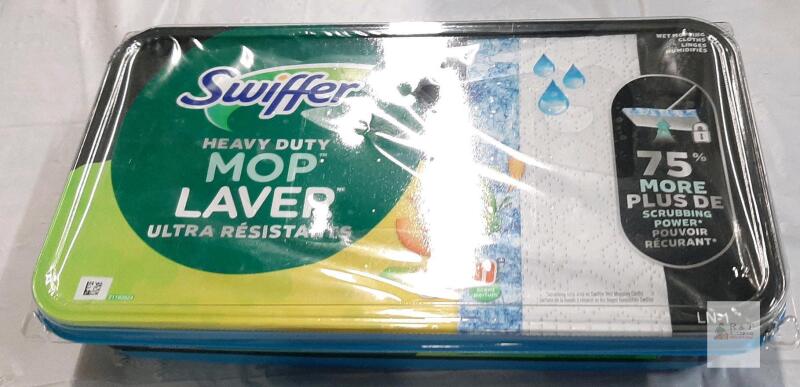 Swiffer Heavy Duty Wet Mop Refills, 20 Count, Fresh Scent, Compatible with Swiffer Sweeper