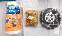 Party Set: Royale Tiger Towel, 50 Gold Balloons, 40 Race Car Plates/Napkins, Sealed Packs