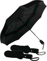 New 2-Pack Repel Umbrella Windproof Travel Umbrellas for Rain - Easy Auto Open Close, Durable & Compact Umbrella, Strong Fiberglass Frame, Waterproof Canopy - Backpack, Purse, Portable Umbrella for Travel