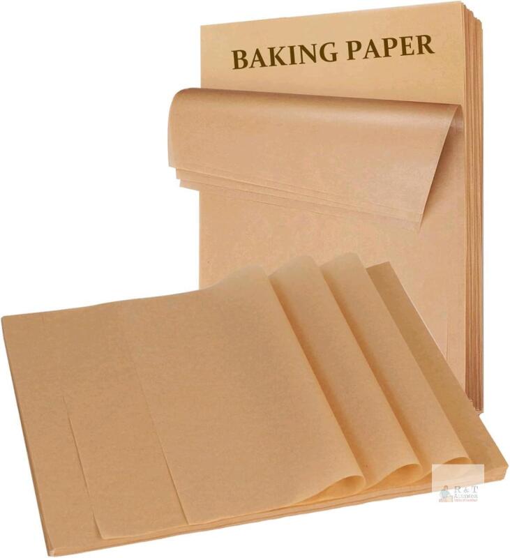 New MakMeFre 300Pcs 12"x16" Parchment Paper Baking Sheets,Precut Non-Stick Parchment Sheets for Baking,Cooking,Grilling,Air Fryer and Steaming,Fit for Half Sheet Pans