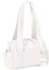 New CREAM Mini Gym / Diaper / Shoulder Bag With Wet Compartment, Great For Travel, Yoga, Workouts +