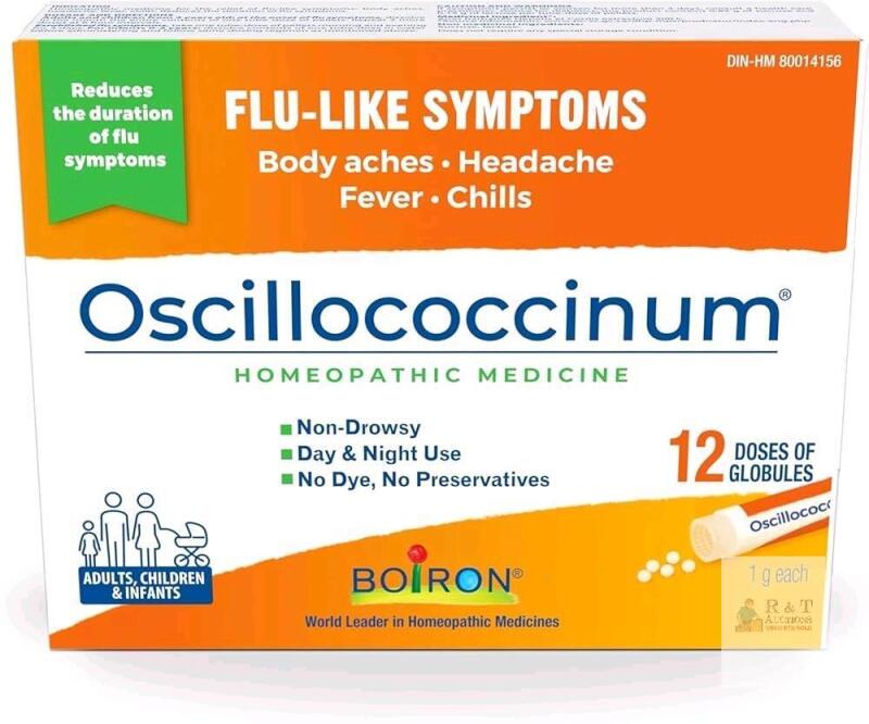 [exp 2030] New Boiron Oscillococcinum 12 doses Homeopathic Medicine for Flu-like Symptoms; Reduces the duration of flu-like symptoms such as body aches headaches fever and chills; Kosher