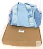 New BLUE Mini Gym / Diaper / Shoulder Bag With Wet Compartment, Great For Travel, Yoga, Workouts + - 3