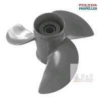 New Polyda Propellers Aluminum 3 Blade Prop Propeller for Honda 35-60HP / 13 Spline Tooth