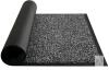 New Mibqo 16.75" &times; 29.25" Black/Grey Dirt Trapper Door Mat for Indoor&Outdoor, Washable Barrier Door Mat, Heavy Duty Non-Slip Entrance Rug Shoes Scraper, Super Absorbent Front Door Mat Carpet