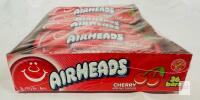 Airheads Cherry Candy Bars 36-Count Box, Gluten Free, Peanut Free, 15.6g Each, UPC 073390001155