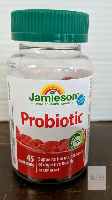Jamieson Probiotic Gummies Berry Blast 45ct, 1 Billion CFU, Exp 07/2026, Lot 305542