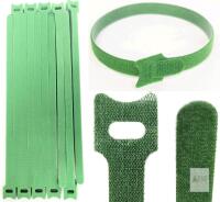New 100pc Reusable Nylon 12" Long Garden Plants / Climbing Plants / Cable Straps / Hook & Latch / Cut To Size