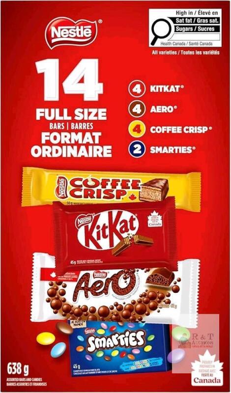 [bb 10/2026] New 14-Pack Full-Size Nestle Chocoate Bars