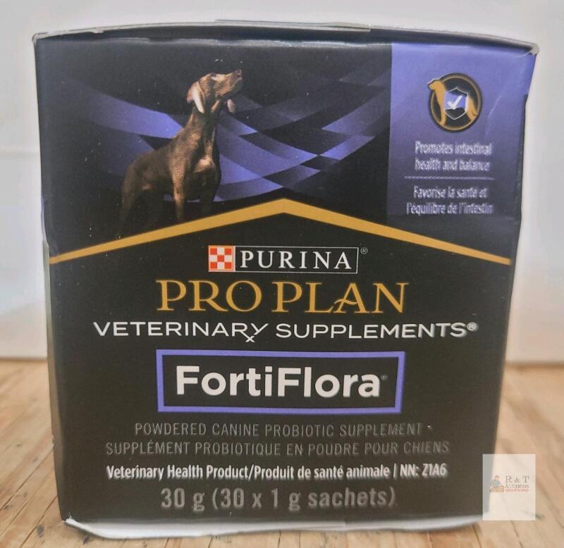 New - Purina Pro Plan Veterinary Supplements FortiFlora . 30 &times; 1g sachets . BB 2027 07
