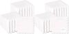 4 New Packs of Cocktail Napkins, Scalloped Edge, 4.75" &times; 4.75", Unknown Count Per Package (Each Pack 2.25" Thick)