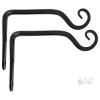New Hanging Plant Bracket, 6 inches Plant Hangers Heavy Duty Metal Plant Hooks for Flowers Baskets Plants Bird Feeder Lantern Wind Chimes Wall Sconces Light Fixtures (2pcs)