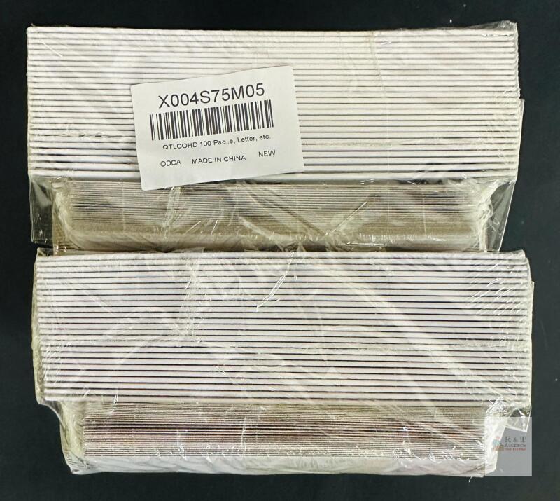 100 Pack #10 Letter Envelopes, 4-1/8" x 9-1/2", White, New,