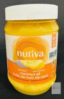 Nutiva Organic Buttery Coconut Oil 15 fl oz (445 mL), Dairy-Free, Non-GMO, Best Before 2028