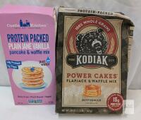 bb 2025 Kodiak Cakes Buttermilk Power Cakes 20oz & Castle Kitchen Vanilla Protein Pancake Mix, 14g/15g Protein