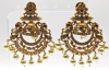 Stunning and Intricate Indian-Style Gold Tone Wedding Necklace & 4 Pairs of Earrings. - 7