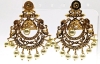 Stunning and Intricate Indian-Style Gold Tone Wedding Necklace & 4 Pairs of Earrings. - 8