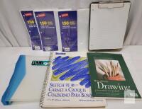 Art Sketch Books & Staples Lined Refill Paper
