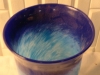 Beautiful Blue Glass Vase - 10" Talls - 3