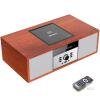 Wisscent WTB-797 CD Micro System, 2x15W, Bluetooth, USB, FM Radio, Remote, Wood Finish - 4