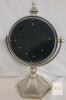 Champs Elysees Mantle Quartz Clock w/Rotating Gears . Measures 15" tall . Tested Working.- requires 3 AA Batteries (not included) - 4
