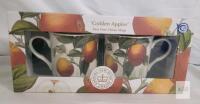 Creative Tops "Golden Apples" Fine China Mug Set &ndash; Kew Royal Botanic Gardens Licensed