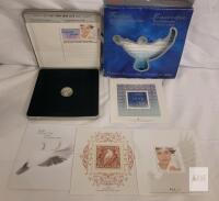 2000 Canada Post Millennium Keepsake &ndash; Medallion & 3-Stamp Set in Original Packaging
