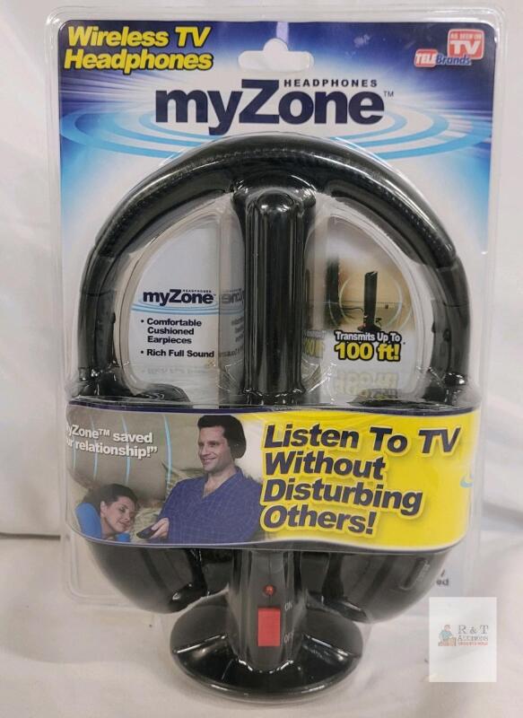 New - MyZone Wireless TV Headphones