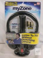 New - MyZone Wireless TV Headphones
