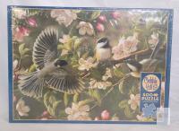 Cobble Hill 500-Piece Jigsaw Puzzle "Chickadeedeedees" by Karen Latham
