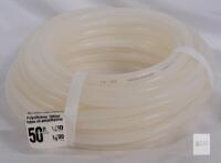 50 ft Polyethylene Tubing, 1/4" ID x 3/8" OD, 125 PSI, Canada Tubing Products, Translucent