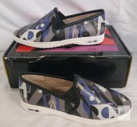 NEW Icon Shoes Jessie-491-070 Women's Leather Loafers Art Slip-On Size 7 Medium, Original Box